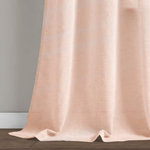 Cargar imagen en el visor de la galería, Farmhouse Ombre Stripe Grommet Sheer Window Curtain Panel Set
