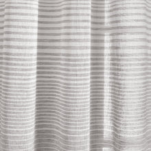 Cargar imagen en el visor de la galería, Farmhouse Ombre Stripe Grommet Sheer Window Curtain Panel Set
