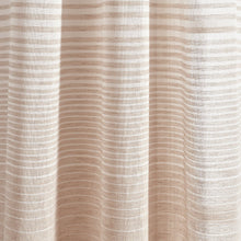 Load image into Gallery viewer, Farmhouse Ombre Stripe Grommet Sheer Window Curtain Panel Set
