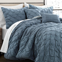 Load image into Gallery viewer, Ravello Pintuck 5 Piece Comforter Set
