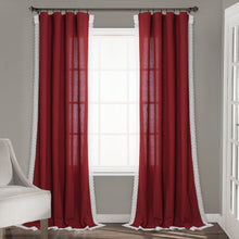 Cargar imagen en el visor de la galería, Rosalie Faux Linen Window Panel Set
