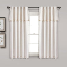 Load image into Gallery viewer, Ivy Tassel Window Curtain Panel Set
