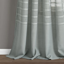 Carregar imagem no visualizador da galeria, Bridie Grommet Sheer Window Curtain Panel Set
