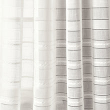 Load image into Gallery viewer, Bridie Grommet Sheer Window Curtain Panel Set
