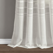 Load image into Gallery viewer, Bridie Grommet Sheer Window Curtain Panel Set
