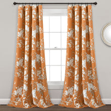 Load image into Gallery viewer, Botanical Garden Light Filtering Window Curtain Panel Set
