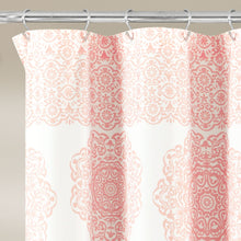 Load image into Gallery viewer, Stripe Medallion Shower Curtain
