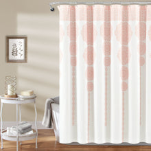 Load image into Gallery viewer, Stripe Medallion Shower Curtain
