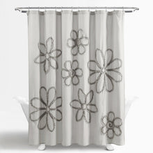 Load image into Gallery viewer, Ruffle Flower Shower Curtain
