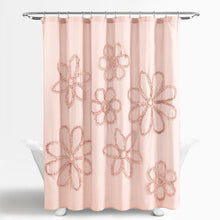 Load image into Gallery viewer, Ruffle Flower Shower Curtain
