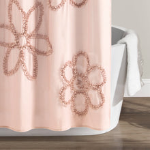 Load image into Gallery viewer, Ruffle Flower Shower Curtain
