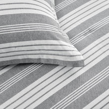 Load image into Gallery viewer, Farmhouse Yarn Dyed Stripe Comforter 5 Piece Set
