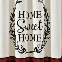 Load image into Gallery viewer, Home Sweet Home Wreath Shower Curtain
