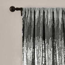 Load image into Gallery viewer, Shimmer Sequins Window Curtain Panel Set
