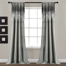 Load image into Gallery viewer, Shimmer Sequins Window Curtain Panel Set
