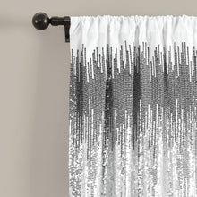 Load image into Gallery viewer, Shimmer Sequins Window Curtain Panel Set
