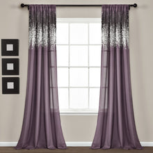 Load image into Gallery viewer, Shimmer Sequins Window Curtain Panel Set
