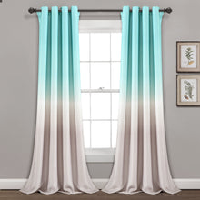 Load image into Gallery viewer, Umbre Fiesta Light Filtering Window Curtain Panel Set
