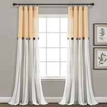 Carregar imagem no visualizador da galeria, Linen Button Window Curtain Panel
