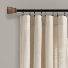 Carregar imagem no visualizador da galeria, Linen Button Window Curtain Panel
