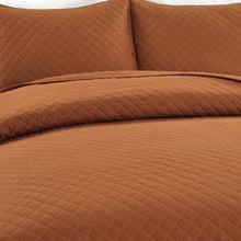 Cargar imagen en el visor de la galería, Ava Diamond Oversized Cotton Quilt Set
