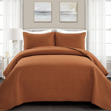 Cargar imagen en el visor de la galería, Ava Diamond Oversized Cotton Quilt Set
