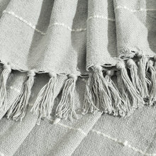 Cargar imagen en el visor de la galería, Boho Tufted Cotton Woven Tassel Fringe Throw
