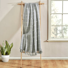 Load image into Gallery viewer, Boho Tufted Cotton Woven Tassel Fringe Throw
