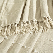 Cargar imagen en el visor de la galería, Boho Tufted Cotton Woven Tassel Fringe Throw
