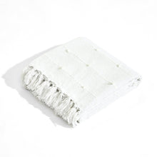 Cargar imagen en el visor de la galería, Boho Tufted Cotton Woven Tassel Fringe Throw
