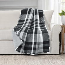 Cargar imagen en el visor de la galería, Farmhouse Yarn Dyed Plaid Throw
