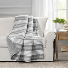 Load image into Gallery viewer, Farmhouse Yarn Dyed Stripe Throw
