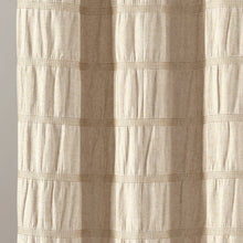 Carregar imagem no visualizador da galeria, Waffle Stripe Woven Cotton Shower Curtain
