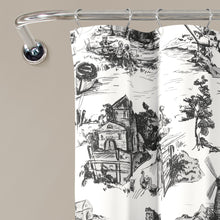 Load image into Gallery viewer, French Country Toile Shower Curtain
