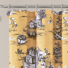 Load image into Gallery viewer, French Country Toile Shower Curtain
