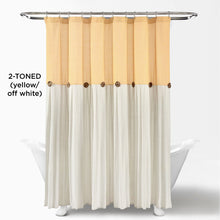 Carregar imagem no visualizador da galeria, Linen Button Shower Curtain
