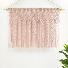 Load image into Gallery viewer, Boho Macrame Textured Cotton Valance
