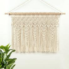 Load image into Gallery viewer, Boho Macrame Textured Cotton Valance
