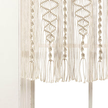 Load image into Gallery viewer, Boho Macrame Textured Cotton Valance
