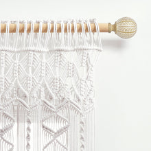 Load image into Gallery viewer, Boho Macrame Textured Cotton Valance
