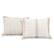 Load image into Gallery viewer, Farmhouse Stripe Reversible Comforter Set
