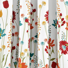 Load image into Gallery viewer, Clarissa Floral Light Filtering Window Curtain Panel Set
