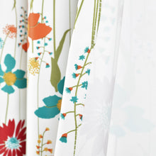 Load image into Gallery viewer, Clarissa Floral Light Filtering Window Curtain Panel Set
