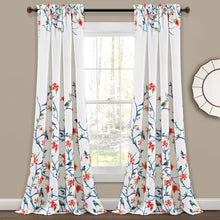 Cargar imagen en el visor de la galería, Neela Birds Light Filtering Window Curtain Panel Set
