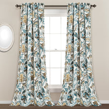 Load image into Gallery viewer, Cynthia Jacobean Light Filtering Window Curtain Set
