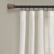 Carregar imagem no visualizador da galeria, Linen Button Window Curtain Panel
