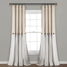 Carregar imagem no visualizador da galeria, Linen Button Window Curtain Panel
