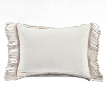 Load image into Gallery viewer, Studio Chevron Macrame Decorative Pillow
