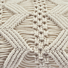 Load image into Gallery viewer, Studio Chevron Macrame Decorative Pillow
