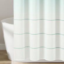 Cargar imagen en el visor de la galería, Ombre Embroidery Tassel Cotton Shower Curtain
